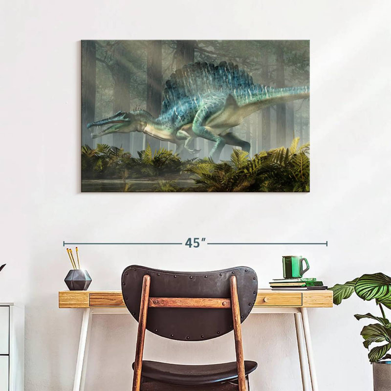 Crowle Panoramic Spinosaurus, 26" H x 39" W