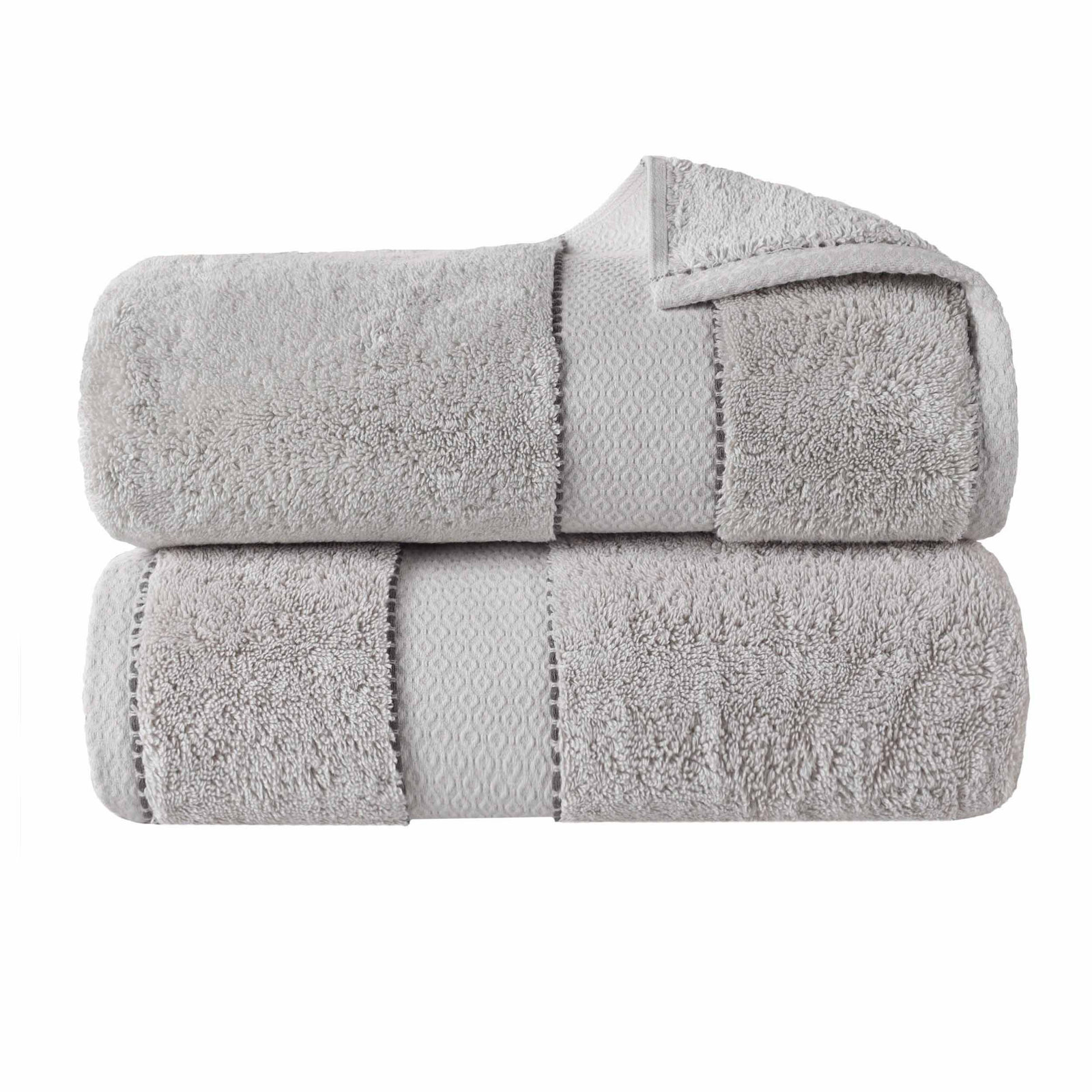 Abrianna Giza Cotton Bath Sheet, Platinum