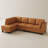 Faux Leather L-Shaped Modular Sectional Sofa-75756248-75756246