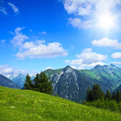 " Alpine Landscape " by Numismarty