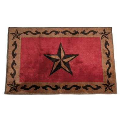 Tapis de salle de bain Rustic Star