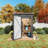 5x3 Ft Gray Metal Storage Shed For Garden And Outdoor Leisure - Metal, Wind , Quick Assembly With Instructions Balcony Corners Quality Galvanized Steel, Multi Purpose Use, Setup