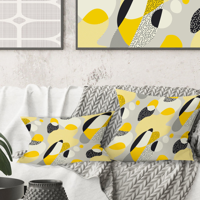 Design Pattern V Pillow, 18" x 18"