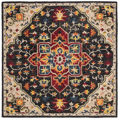 Portis Hand Tufted Wool Oriental Rug