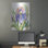 «Wild Iris» par Kristy riz, art mural en métal