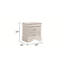 Table de chevet 2 tiroirs Blaze-1085413900