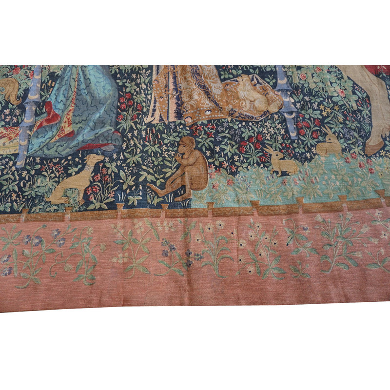 Antique Tapestry Europe Flat Weave Rug