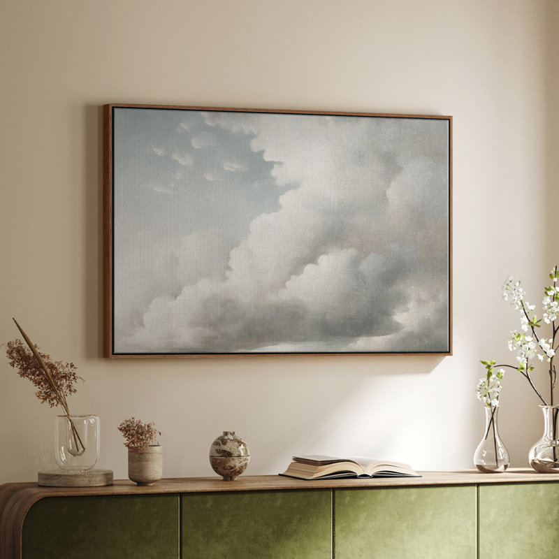 " Vintage Landscape - V ", 25" H x 37" W, Walnut