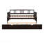 Lit de jour simple Lit en bois avec lit gigogne simple, espresso-1668425616-1668425620