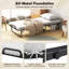 Lit pliant avec matelas Lit pliant pour adulte avec matelas et oreiller en mousse à mémoire de forme-109309967