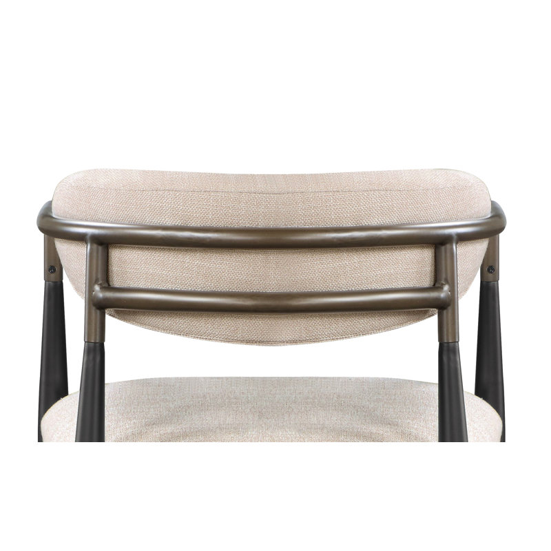 Ensemble de 2 chaises d'appoint Jaramillo, Beige
