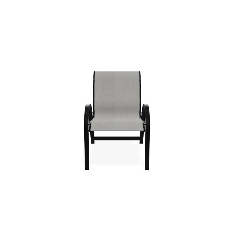 Fauteuil de salle à manger empilable Hiraku, Amalfi, Noir