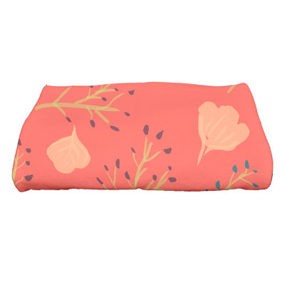 Serviette de bain en microfibre à imprimé floral Slezak Spring