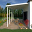 Auvent de terrasse standard en métal-24737568