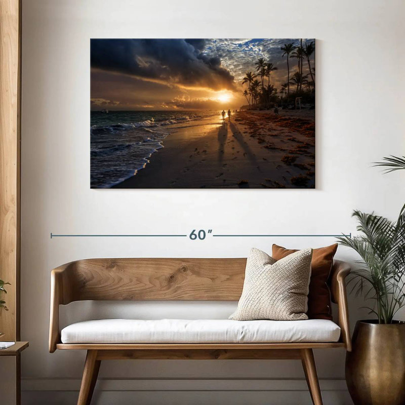 Paysage dominicain Gillard, H 30 po x l 45 po