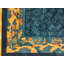 Tapis bleu antique en laine antique