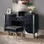 Hollywood Swank Leather Vanity Stool-325364811