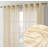 Linen Semi-Sheer Grommet Curtain Panels-1622484158-1622484150
