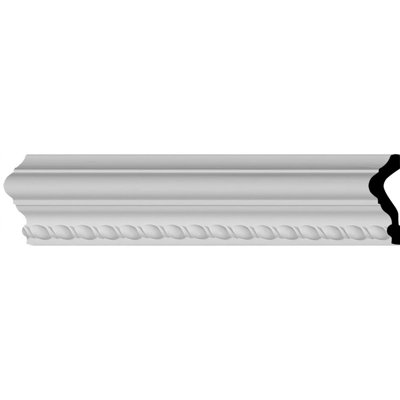 Moulure à panneau de corde H 3 po x P 1 po x L 94 1/2 po