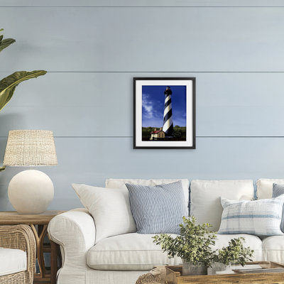 St. Augustine Lighthouse Framed Print Under Glass, design by Wind River Studios