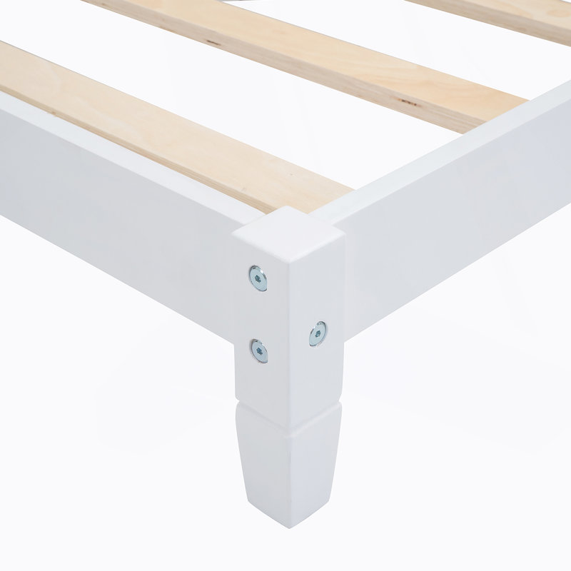 Lit de jour / canapé en bois, Blanc