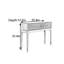 Console en noyer noir-107785668