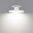 Twist-N-Lite 8" LED 5-CCT Selectable Semi-Flush Mount, 2700K/3000K/3500K/4000K/5000K-121089357-121089359