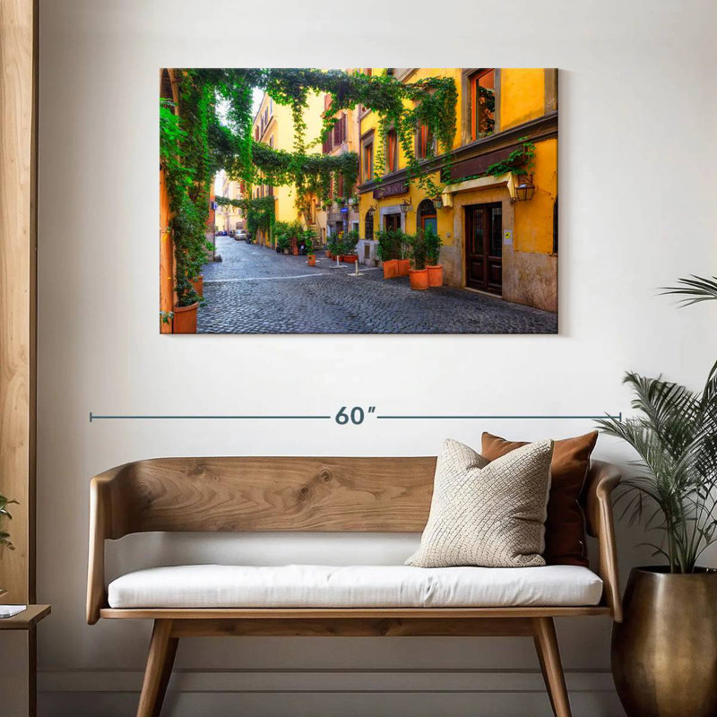 Senne Street In Trastevere, H 30 po x l 45 po