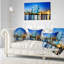 Coussin lombaire wharf cityscape photo de londres
