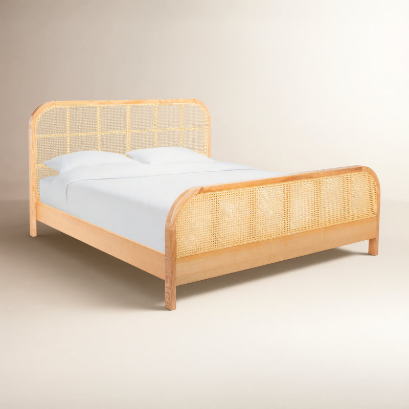 Mcallister Cane Bed, Queen, Natural