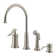 Ashfield Single Handle Kitchen Faucet with Side Spray and Soap Dispenser