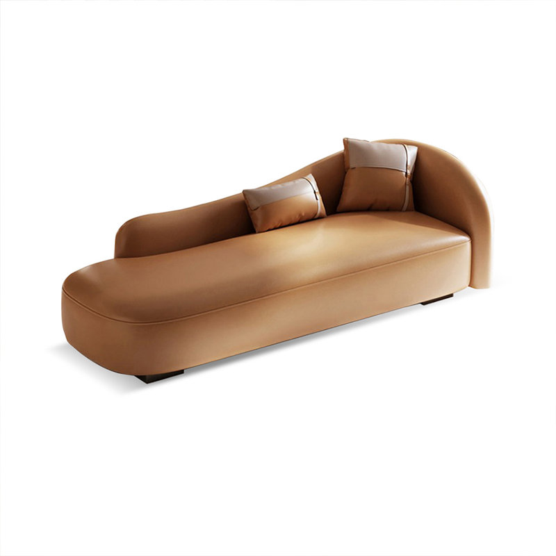 Banc rembourré orange, Orange / noir, 30.71" H x 59.06" W x 30.71" D
