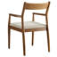 Ensemble de 2 chaises de salle à manger en tissu Solara-105770582-105770583