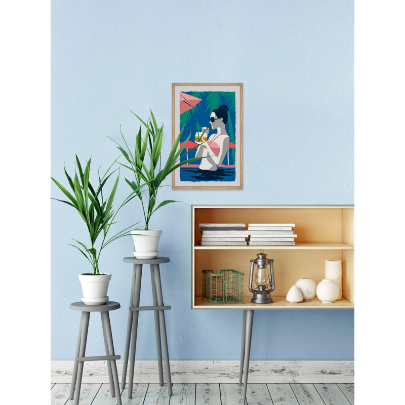 « adore the cocktail », impression encadrée, H 36 po x l 24 po