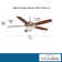 52" Mojo 5 - Blade LED Standard Ceiling Fan with Pull Chain and Light Kit Included