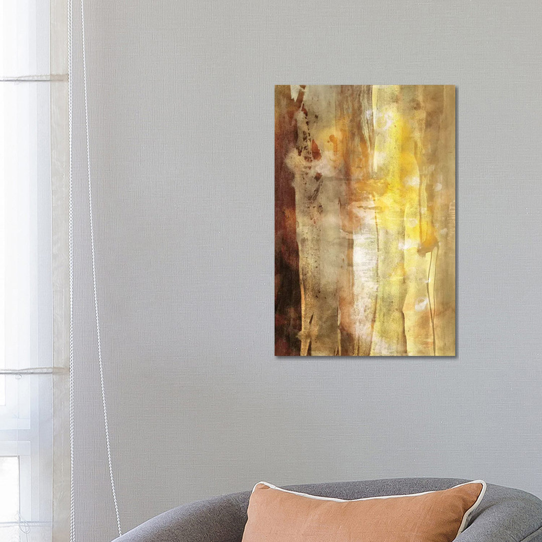 Golden Glow I von Sisa Jasper - Galerie-verpackte Leinwand Giclée auf Leinwand