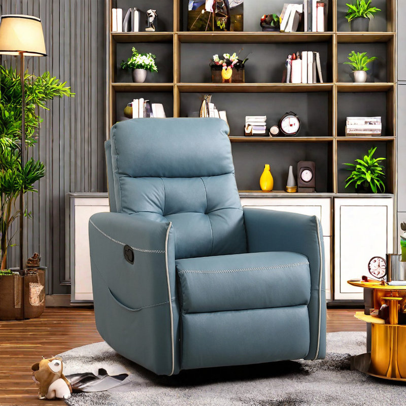 Suntia Swivel Recliner, Orange