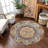 Cilli Classic Floral Hand Tufted 100% Wool Area Rug