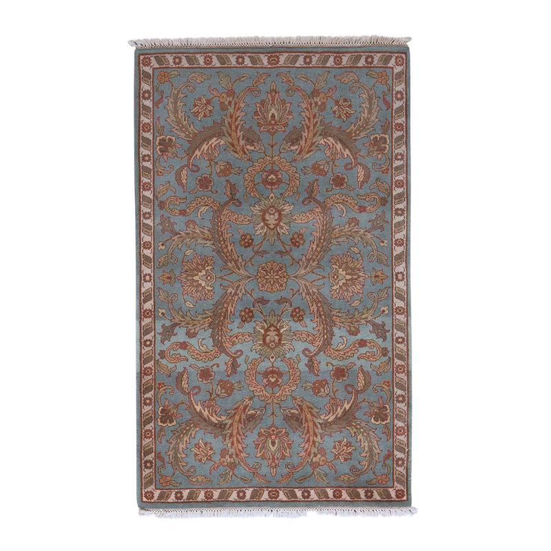 Hand Woven Wool Floral Area Rug
