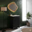 Meuble-lavabo de 20 po avec lavabo en céramique, armoire de rangement moderne et 1 porte à fermeture en douceur - conception peu encombrante