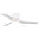 48" Figgs 3 - Blade LED Flush Mount Ceiling Fan with Remote Control and Light Kit Included