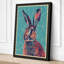 Geometric Rabbit Portrait Pop Art - Wrapped Canvas-730282236-730282237