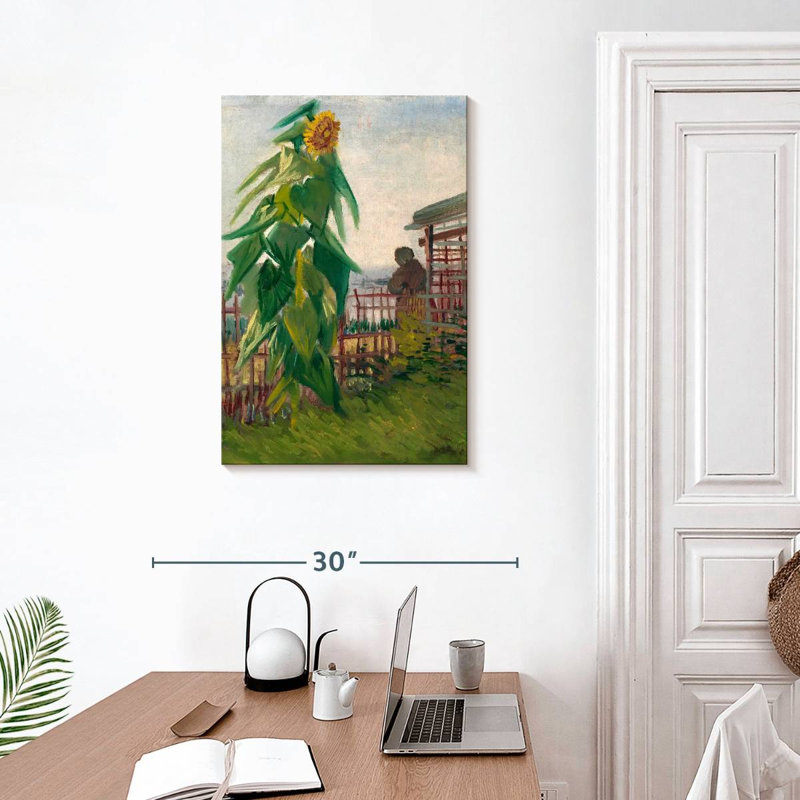 Harnek Allotment With Sunflower, 30" H x 20" W