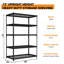 Étagère de garage H 72 po, tablettes de rangement à 5 niveaux, l 48 po x P 24 po x H 72 po