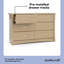 Commode double 6 tiroirs Crescent-110438763