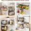 Panier de fruits empilable en métal avec couvercle en bois, paquet de 3, organisateur mural suspendu pour comptoir de cuisine, rangement pour garde-manger pour oignons, pommes de terre, garli, fruits, épices, noir