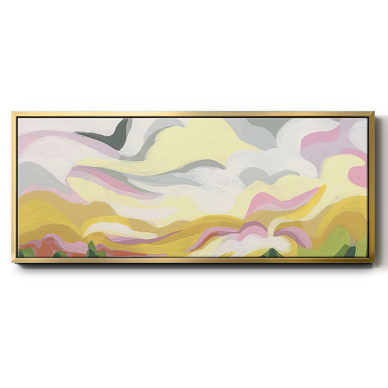 «Vallery Swirl II», toile encadrée, H 20 po x l 50 po