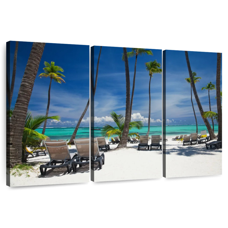 Gillard Bavaro Beach Scene View, 24" H x 38" W