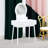 Elegant  Vanity Dresser Set with LED Mirror & Stool - 4 Drawers Luxury Furniture-832573055