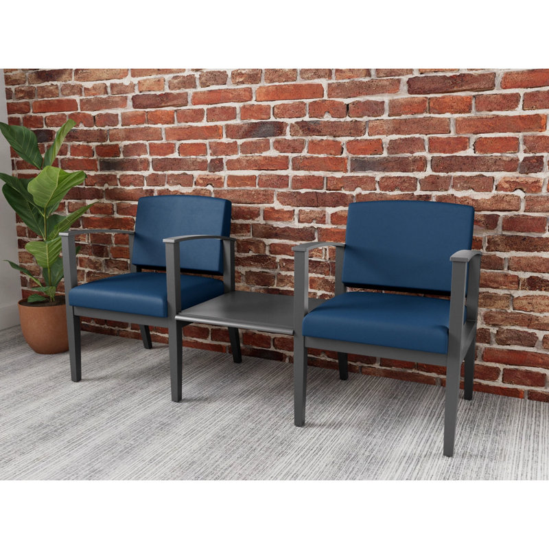 Structure en bois tandem 2 places avec table centrale Amherst, Étain, Patriot Plus Blue Ridge